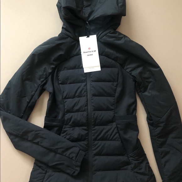 Lululemon Down For It All Full Zip Jacket Size 4 - Picture 2 of 7